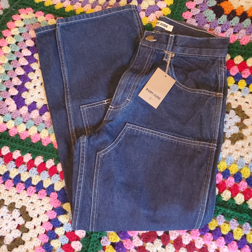 NWT Rudy Jude utility jeans 2 indigo